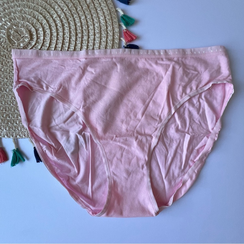 Victoria's Secret Stretch Cotton High-Leg Brief Panty Pretty Blossom XL NEW